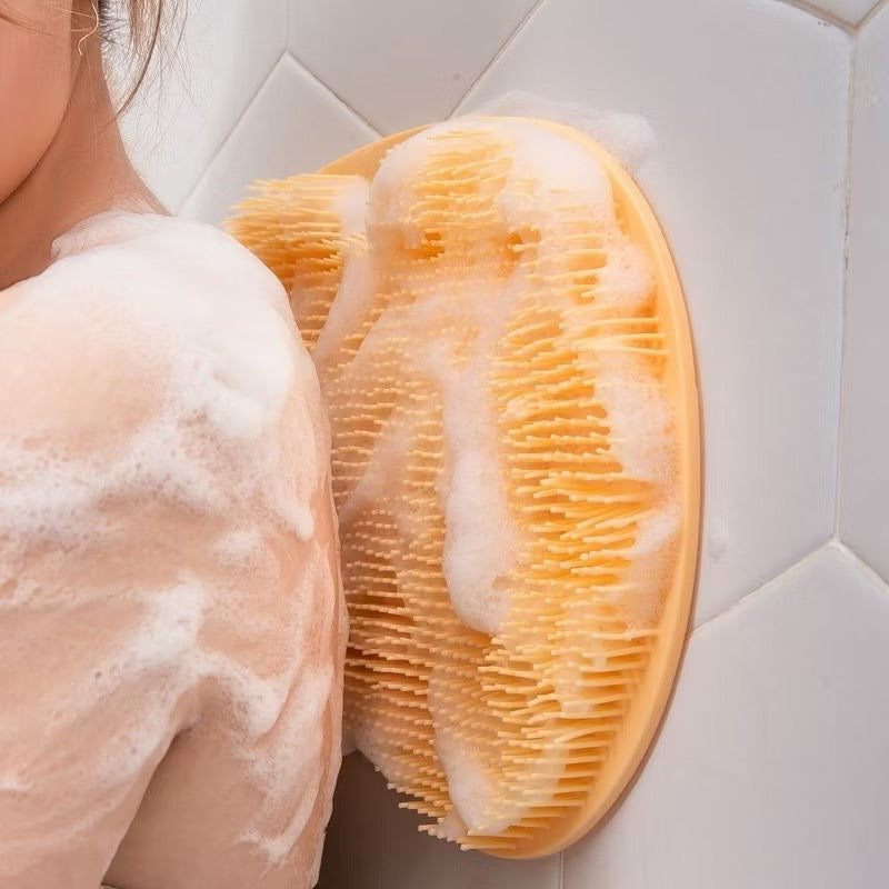 Escova Massageadora para Pés e Costas com Base Antiderrapante