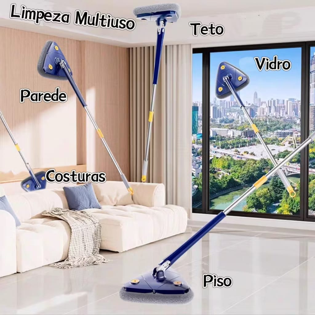Esfregão Triangular Multifuncional